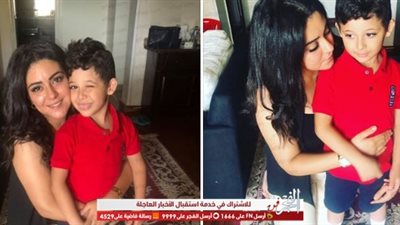 بعد طلاقها.. نهى عابدين تظهر مع نجليها في أول يوم دراسة 