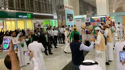 مطار الأمير محمد بن عبدالعزيز الدولي يحتفل باليوم الوطني الـ89 للمملكة