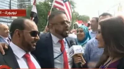 شاهد.. الجالية اليمنية في نيويورك: 