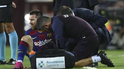 عاجل - برشلونة يعلن مدي حجم إصابة ميسي