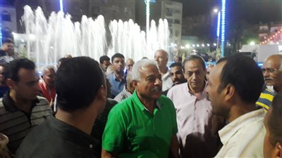 محافظ السويس في جولة مسائية لتفقد أعمال التطوير بميدان الأربعين والكورنيش (صور)