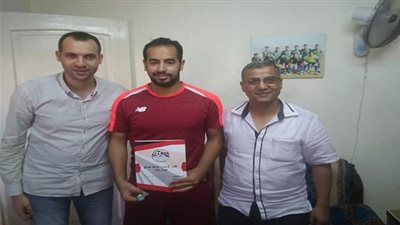 مياه البحيرة يتعاقد مع معتز نصر هداف مالية كفر الزيات