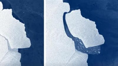 انفصال جبل جليدي بحجم مدينة 