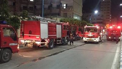 السيطرة على حريق بالسنترال السياحي في الغردقة