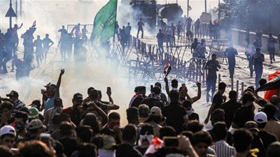 عاجل... مصرع شخص وإصابة 25 أخرين خلال تظاهرات اليوم بالعراق