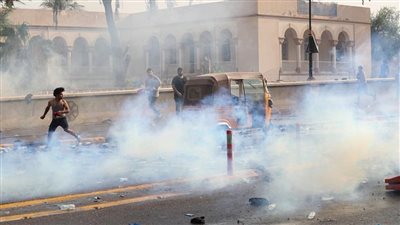 مظاهرات العراق. تجدد إطلاق الرصاص وسط بغداد