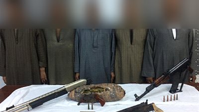 تنفيذ 145 قضائي متنوع وضبط 7 قضع اسلحة نارية وذخائر بأطفيح