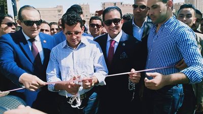 نواب الصف يفتتحون مراكز شباب بالدائرة بحضور وزير الشباب والرياضة (صور)