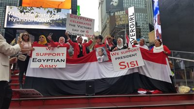 المصريون بالخارج يحتفلون بالذكرى 46 لنصر أكتوبر في نيويورك (صور) 