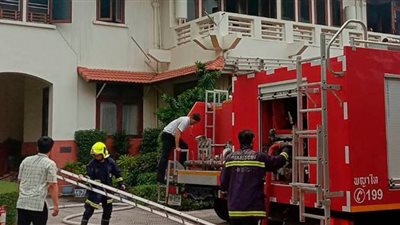 اندلاع حريق بمبنى السفارة الإندونيسية في بانكوك