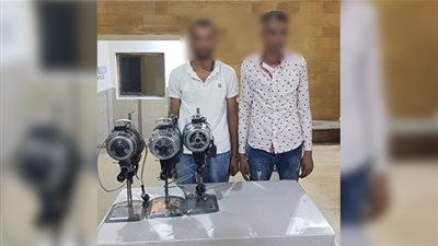 ضبط شخصين تخصصوا في سرقة 