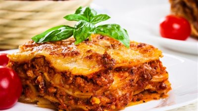 طريقة تحضير لازانيا باللحم 