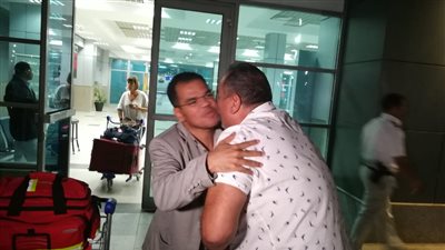 رئيس بعثة السعودية يصل الغردقة  لمتابعة تدريبات المنتخب العربي لعبور المانش (صور)