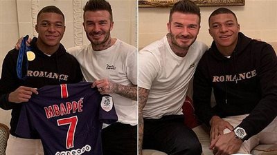 ديفيد بيكهام هو من سيحدد مستقبل مبابي