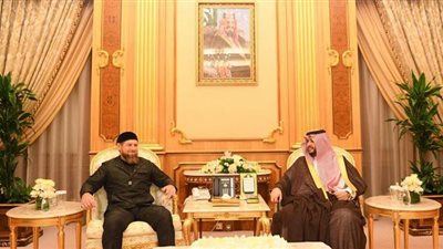 الأمير تركي بن محمد بن فهد يستقبل رئيس الشيشان