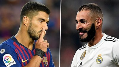 الكلاسيكو فرصة ذهبية لسواريز وبنزيما لدخول قائمة الأساطير