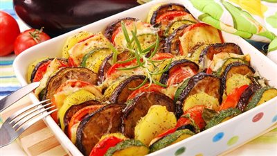 طريقة عمل الباذنجان بالبطاطس