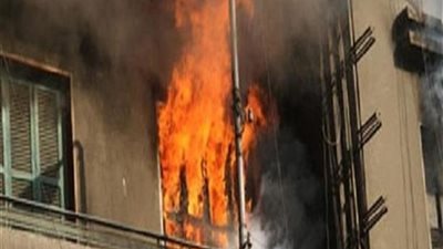 3 سيارات إطفاء.. إخماد حريق في شقة سكنية بالمعصرة 