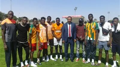 فريق جامعة الوادى الجديد يفوز على السنغال 2-1 (صور)