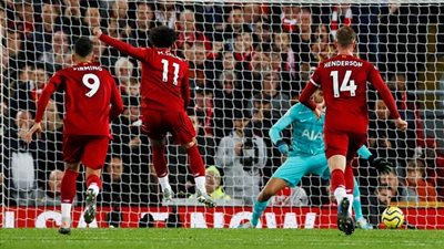 أهداف مباراة - ليفربول 2 × 1 توتنهام