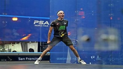 علي فرج يتأهل لدور ال 8 في بطولة مصر الدولية للإسكواش