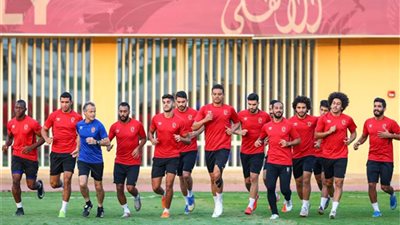 الأهلي يخوض المران الأخير على التتش قبل السفر للإمارات 
