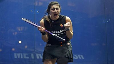 نور الشربيني تتوج بطلة لبطولة العالم للاسكواش للمرة الـ 4 على التوالي