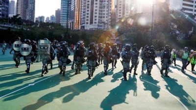 عشرات الجرحى في احتجاجات هونج كونج في عطلة نهاية الأسبوع