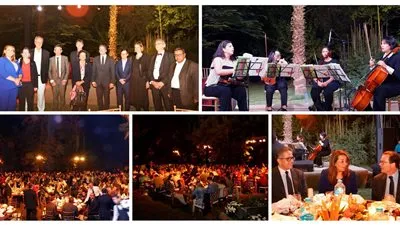 بحضور وزراء وعلماء.. حفل عشاء موسيقي بقصر المنيل