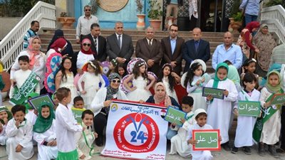 نائب محافظ الإسماعيلية يشهد احتفال الأطفال بالمولد النبوي الشريف