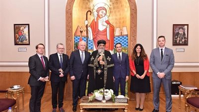 البابا تواضروس يستقبل وفد الجمعية البرلمانية للأمن والتعاون في أوروبا