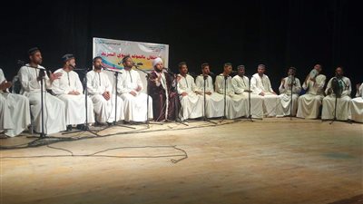 عروض إنشاد ديني وكورال احتفالا بالمولد النبوي بثقافة أسوان 