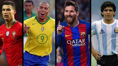 من الأفضل عبر التاريخ؟.. الأرقام المُرعبة تُجيب (رونالدو - مارادونا - ميسي - كريستيانو)