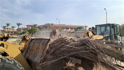 استكمال حملة إزالة التعديات والمخالفات على شاطىء بورسعيد بنطاق حي الزهور