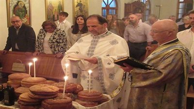 المتروبوليت سرجيوس يترأس قداس كنيسة رؤساء الملائكة بجنوب أفريقيا