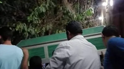 أهالي كفر الحصافة ومشتهر بطوخ يشيعون جثامين الخفراء (صور)