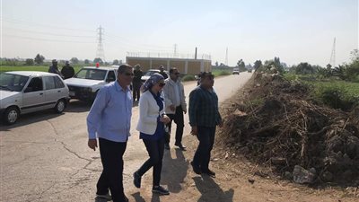 حملة إزالة التعديات على أملاك الدولة بالمنيل في الدقهلية (صور)