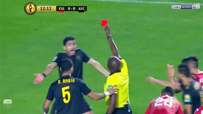 دوري أبطال إفريقيا - طرد أيمن أشرف من مباراة الأهلي والنجم الساحلي