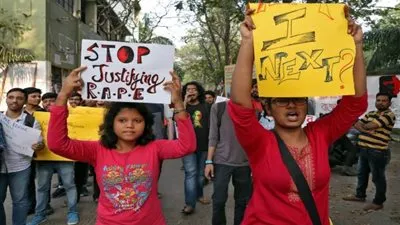 احتجاجات بشأن قضايا الإغتصاب في الهند