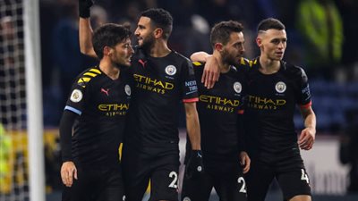 مانشستر سيتي يهزم بيرنلي برباعية في البريميرليج