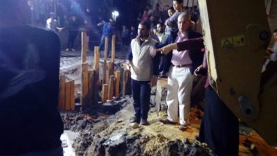 رئيس شركة مياه القليوبية يوجه بسرعة إصلاح عطل خط الخانكة