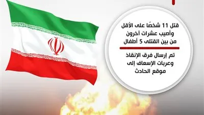 عشرات القتلى والجرحى جراء انفجار للغاز بحفل زفاف في إيران