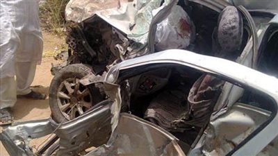 تفحم 4 سيارات في حادث تصادم أعلى الطريق الدائري بالمرج