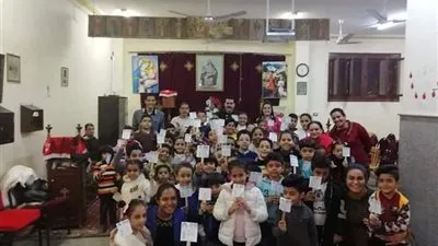 مكتب الرسالات البابوية بإيبارشية طيبة يقيم يوماً للطفولة المرسلة