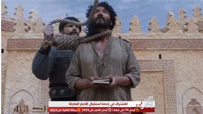 شاهد.. لحظة شنق طومان باي في مسلسل 