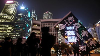 المحتجون بهونج كونج يسعون للحصول على دعم دولي في مجال الحقوق