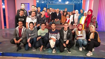 زيارة طلاب إعلام جامعة السويس لمبنى الإذاعة والتليفزيون بالاسماعيلية