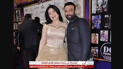 عبير صبرى وزوجها يخطفان الأنظار في حفل توزيع جوائز دير جيست 