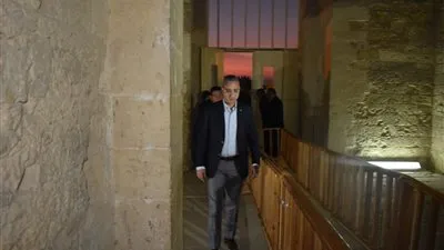 محافظ الفيوم يشهد ظاهرة فلكية بقصر قارون (صور)