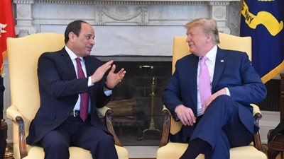 الرئيس السيسي يؤكد لـ ترامب دعم مصر لجهود الجيش الليبي في مكافحة الإرهاب